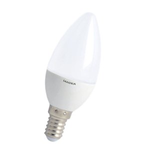 LED žárovka Sandy LED E14 C37 S2649 8W teplá bílá