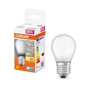 Mini LED matná žárovka E27 4 W CLASSIC P, teplá bílá