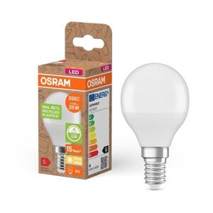 LED žárovka z recyklovaného plastu STAR 3.3 W, teplá bílá