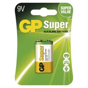 Alkalická baterie GP Super 9V (6LR61), 1 ks