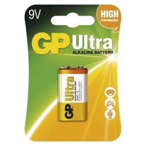 Alkalická baterie GP Ultra 9V (6LF22), 1 ks