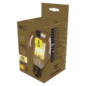 EMOS LED žárovka Vintage G95 E27 4W teplá bílá+