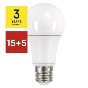 EMOS LED žárovka Classic A60 E27 14W teplá bílá 15+5 zdarma
