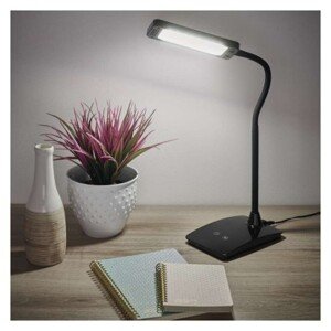 EMOS Z7599B LED stolní lampa Eddy, černá