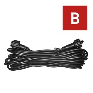 EMOS D2ZB01 Prodlužovací kabel pro spoj. řetězy Profi černý