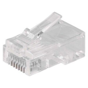 EMOS Konektor pro UTP kabel (lanko), bílý, 20 ks
