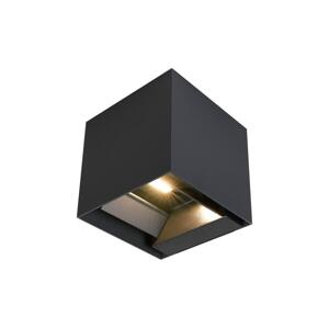LED Solární nástěnné svítidlo se senzorem LED/3W/3,7V IP65 4000K černá