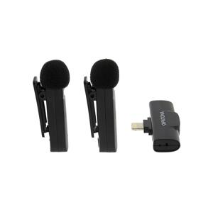 PATONA PATONA - SADA 2x Bezdrátový mikrofon s klipem pro iPhone USB-C 5V