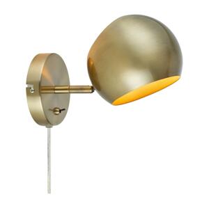 Markslöjd Markslöjd 108754 - Nástěnná lampa EDGAR 1xE14/40W/230V zlatá