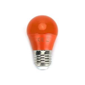 B.V. LED Žárovka G45 E27/4W/230V oranžová -