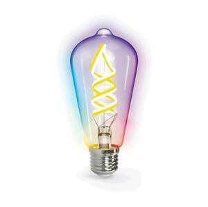 B.V. LED RGB+CCT Žárovka FILAMENT ST64 E27/4,9W/230V 2700-6500K Wi-Fi -