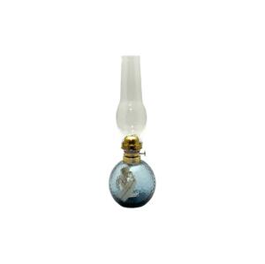 Floriánova huť Petrolejová lampa VANESA 38 cm modrý kouř zrno