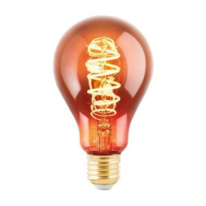Eglo Stmívatelná filamentová LED žárovka , E27, A75, 4W, 30lm, 2000K, teplá bílá, měděná 110089