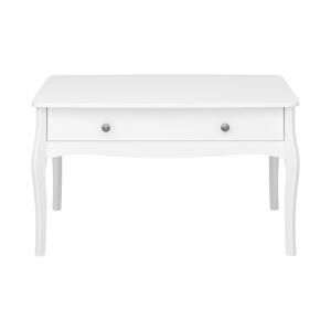 Konsimo Sp. z o.o. Sp. k. Odkládací stolek BAROQUE 55x96,5 cm bílá