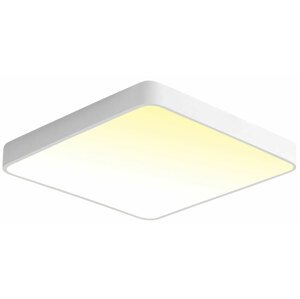 Bílý stropní LED panel 400x400mm 24W teplá bílá s čidlem