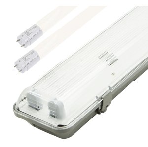 LED zářivkové těleso 150cm + 2x LED zářivka denní bílá 5340lm