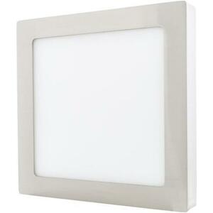 Chromový přisazený LED panel 225x225mm 18W denní bílá