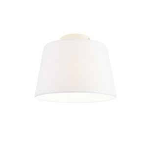 Moderní stropní svítidlo s bílým stínidlem 25 cm - Combi