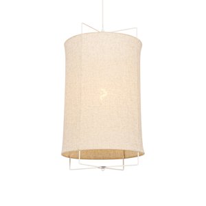Designová závěsná lampa béžová - Rich