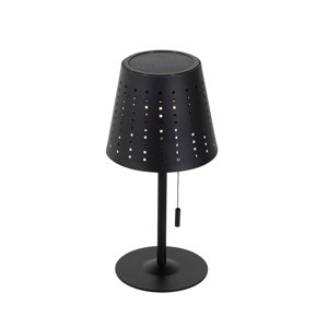 Venkovní stolní lampa černá včetně LED 3-stupňové stmívatelné na solární - Ferre