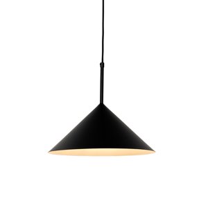 Designová závěsná lampa černá - Triangolo