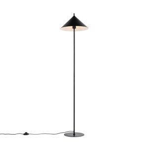 Designová stojací lampa černá - Triangolo
