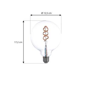 PRIOS Smart LED E27 G125 4W RGB WLAN čirá tunable white