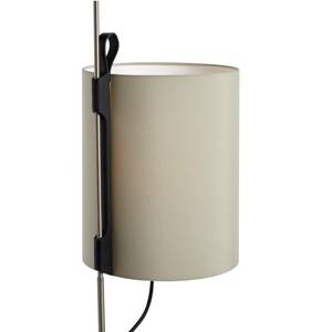 Carpyen Stojací lampa Magnetic, Ø 25cm, khaki, dub černá