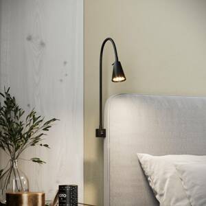 Briloner LED nástěnné světlo 2080, montáž na postel, černá