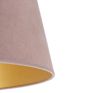 Duolla Stínidlo na lampu Cone výška 22,5 cm, růžová/zlatá