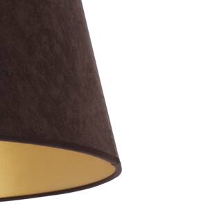 Duolla Stínidlo na lampu Cone výška 25,5 cm, hnědá/zlatá