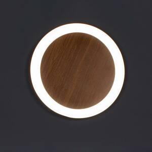 Eco-Light LED nástěnné světlo Morton 3-step-dim dřevo 30 cm
