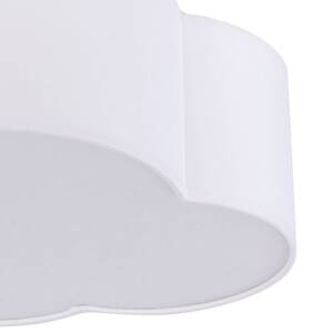 TK Lighting Stropní svítidlo Cloud, textil, 41 x 31 cm, bílé