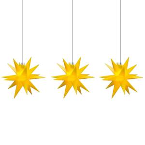 STERNTALER Světelný řetěz vnitřní 18cípá hvězda 3zdroje žlutá