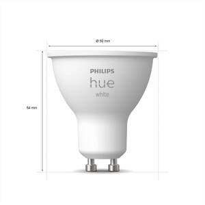 Philips Hue Philips Hue White 5,2 W GU10 LED žárovka, sada 2ks