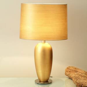 Holländer Klasická stolní lampa EPSILON zlatá, výška 65 cm