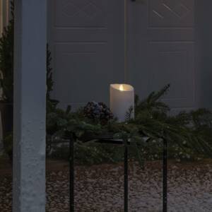 Konstsmide Christmas LED dekorační svíčka IP44 krémově bílá 18,4cm