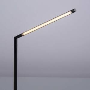 JUST LIGHT. LED stolní lampa Dawda, stmívatelná, černá