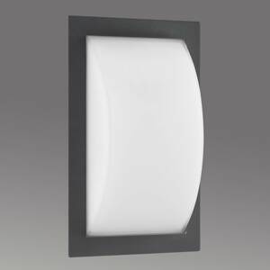 LCD Venkovní nástěnné svítidlo Ivett E27 grafitové