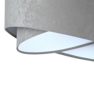 Maco Design Závěsná lampa Vivien, dvoubarevná, šedá/bílá