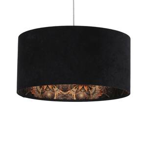 Maco Design Závěsné svítidlo Salina v černé barvě s latexovým potiskem