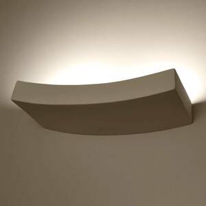 SOLLUX LIGHTING Nástěnné světlo Lino z keramiky, oblý tvar