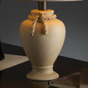 ONLI Stolní lampa Treccia s látkovým stínidlem